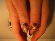 Zselés műköröm díszítés